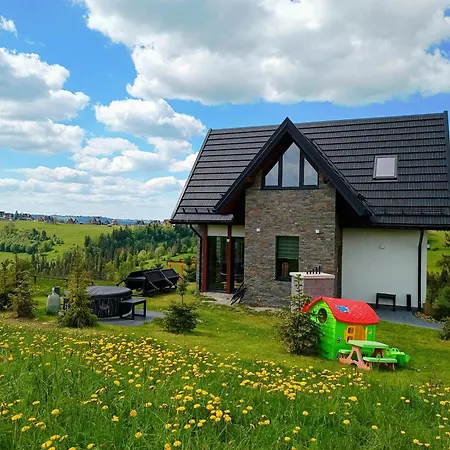 Chalet Lux Z Widokiem Na Tatry Z Prywatnym Jacuzzi Gliczarow