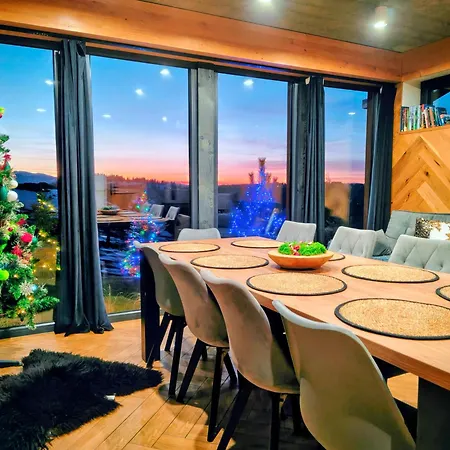 Chalet Lux Z Widokiem Na Tatry Z Prywatnym Jacuzzi Gliczarów