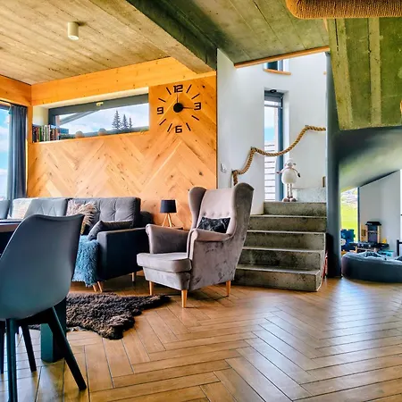 Chalé Lux Z Widokiem Na Tatry Z Prywatnym Jacuzzi